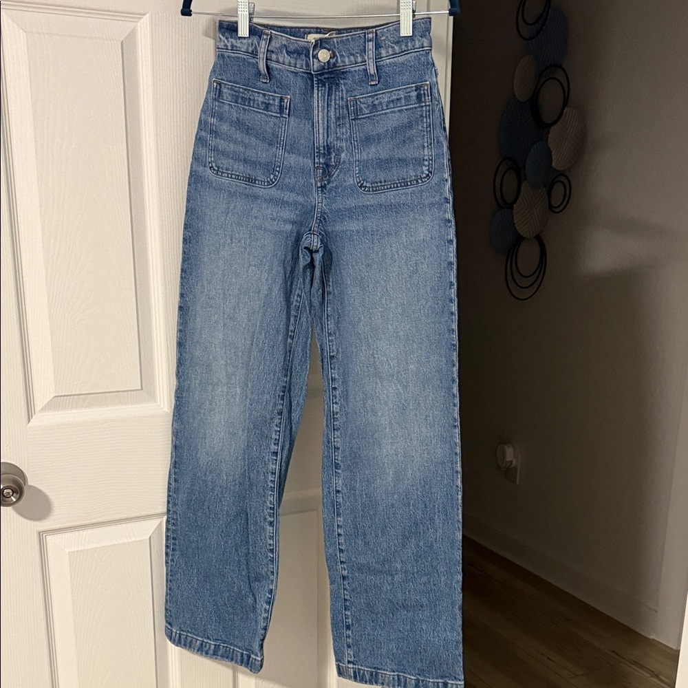 Madewell High Rise Light Blue Jeans - Picture 1 of 6